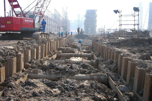 Steel Sheet Pile Foundation