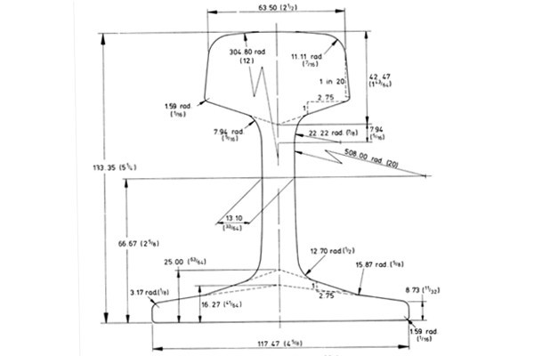 BS80A Steel Rail