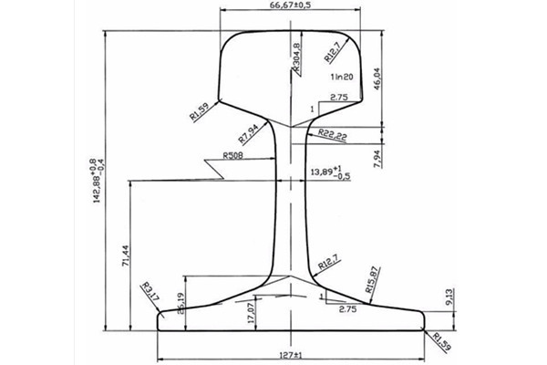 BS90A Steel Rail