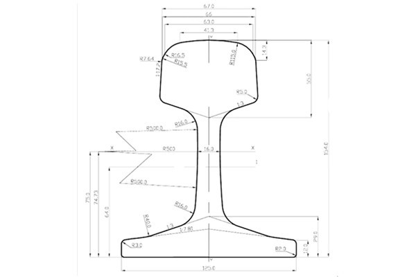 54E4 Rail