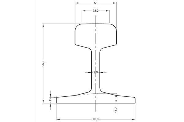 ISCOR 22kg Rail