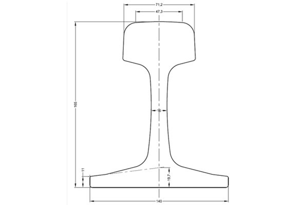 ISCOR 57kg Rail